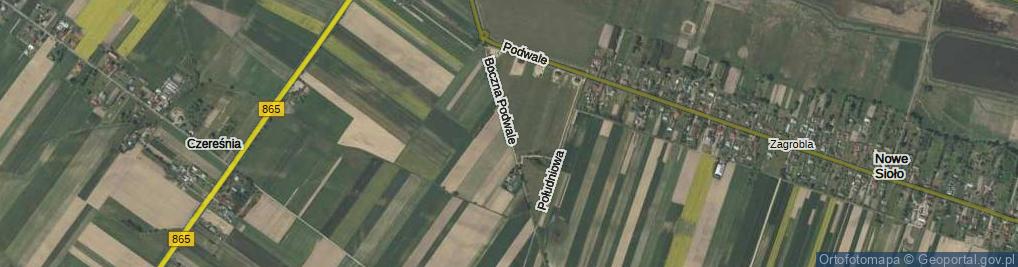 Zdjęcie satelitarne Boczna Podwale ul.
