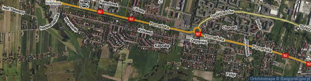 Zdjęcie satelitarne Bolesława Śmiałego ul.