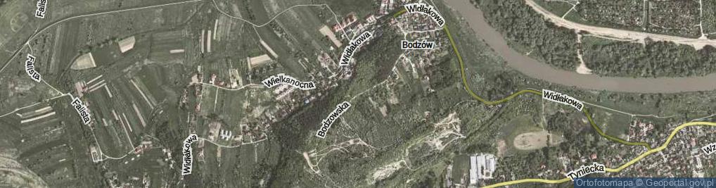 Zdjęcie satelitarne Bodzowska ul.