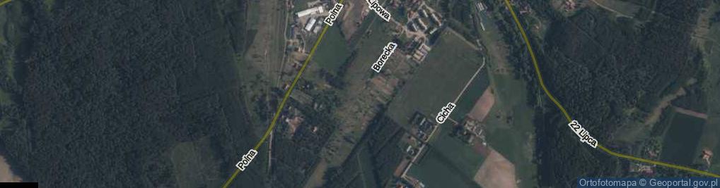 Zdjęcie satelitarne Borecka ul.
