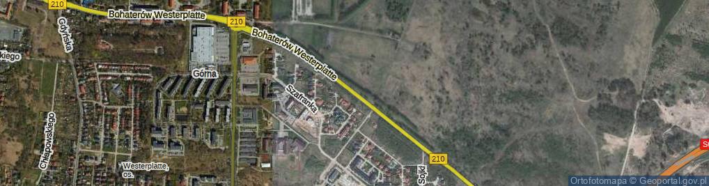Zdjęcie satelitarne Bohaterów Westerplatte ul.