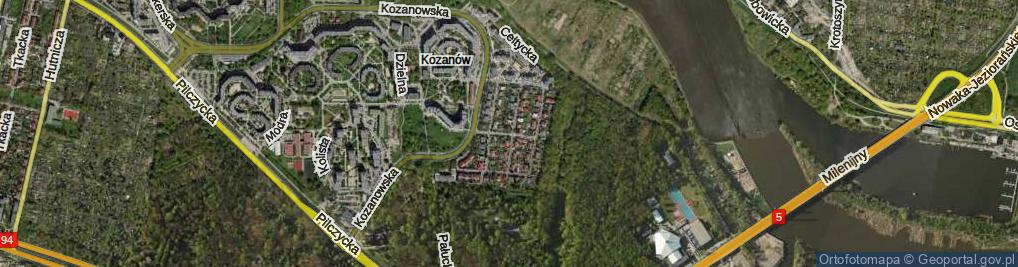 Zdjęcie satelitarne Bobrzańska ul.