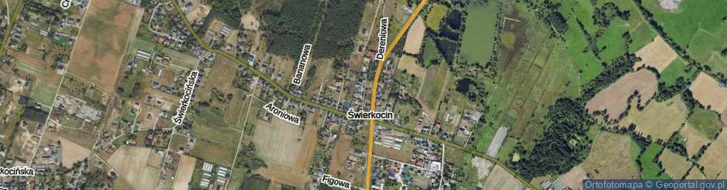 Zdjęcie satelitarne Borówkowa ul.