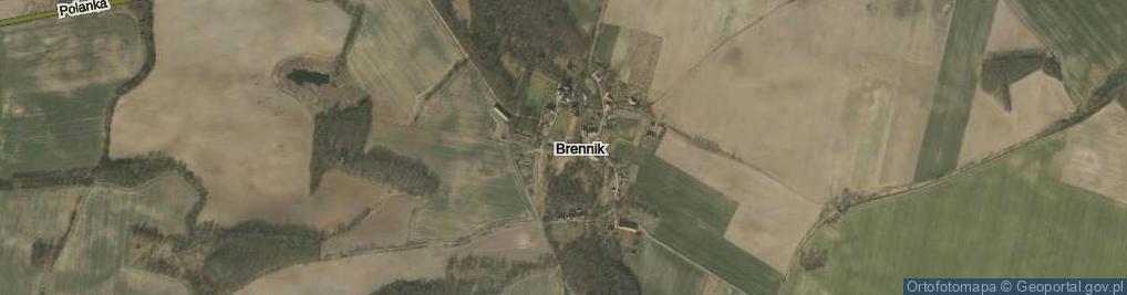 Zdjęcie satelitarne Brennik ul.
