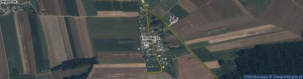 Zdjęcie satelitarne Brodacze ul.