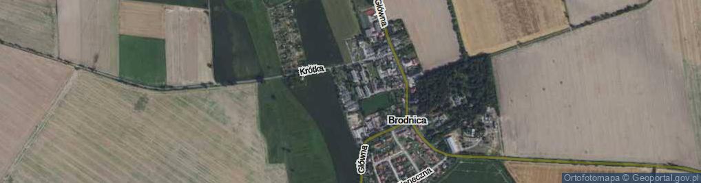 Zdjęcie satelitarne Brodnica ul.