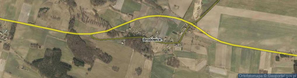 Zdjęcie satelitarne Brodowice ul.