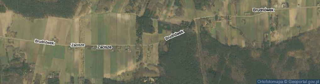 Zdjęcie satelitarne Brudnówek ul.