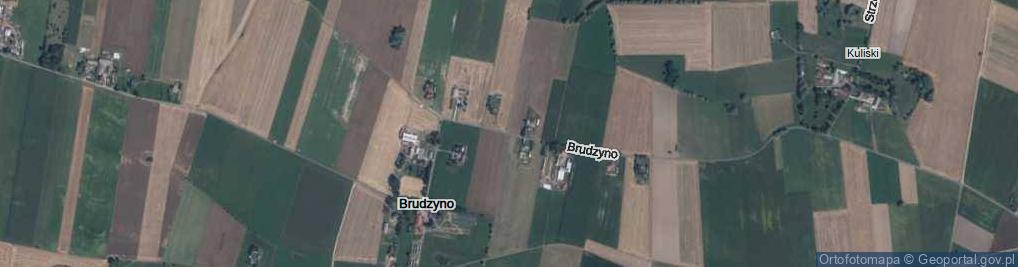 Zdjęcie satelitarne Brudzyno ul.
