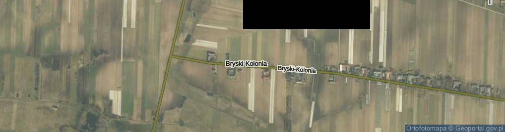 Zdjęcie satelitarne Bryski-Kolonia ul.