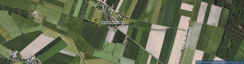 Zdjęcie satelitarne Brzozowo-Czary ul.