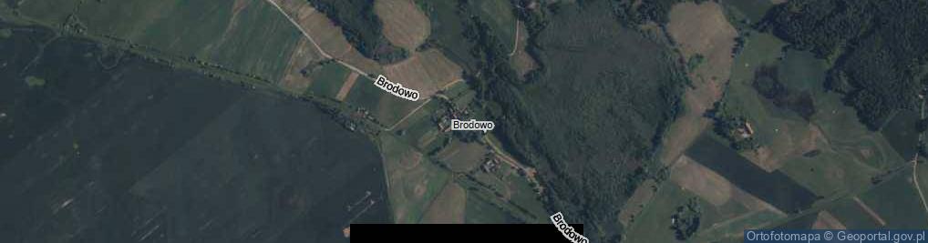 Zdjęcie satelitarne Brodowo ul.
