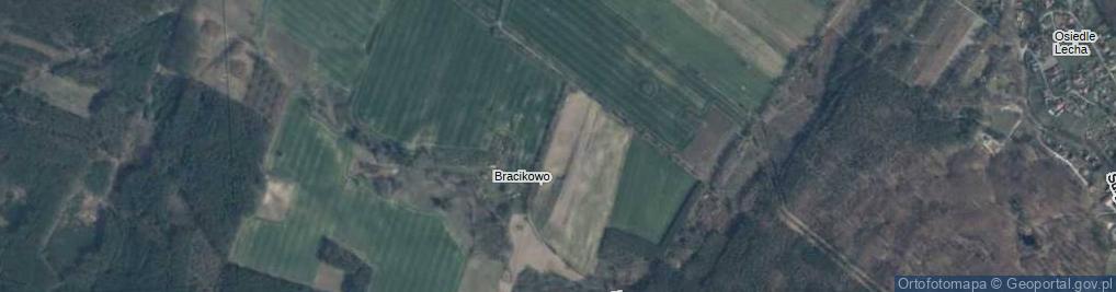 Zdjęcie satelitarne Bracikowo ul.