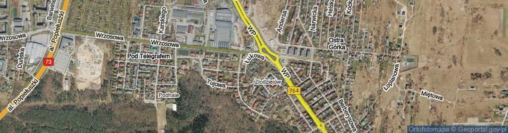 Zdjęcie satelitarne Brzechowska ul.