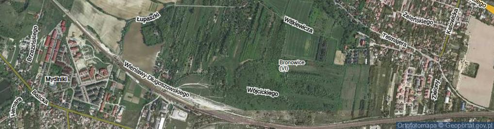 Zdjęcie satelitarne Brzozowskiego Stanisława ul.