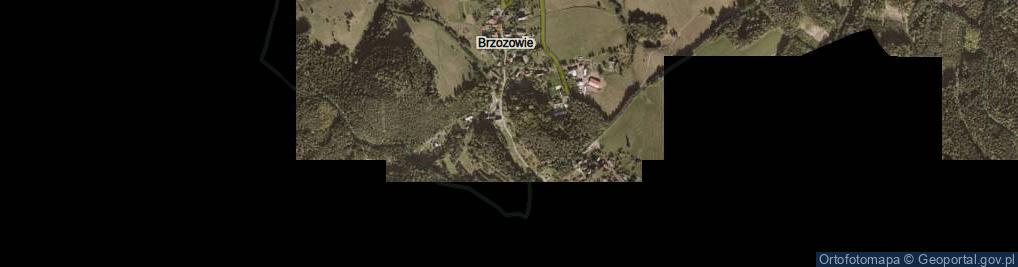 Zdjęcie satelitarne Brzozowie-Ceska Cermna ul.