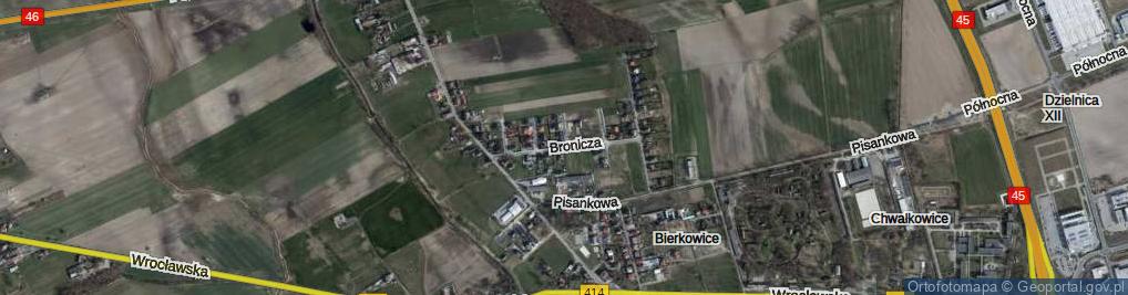 Zdjęcie satelitarne Bronicza Stanisława ul.