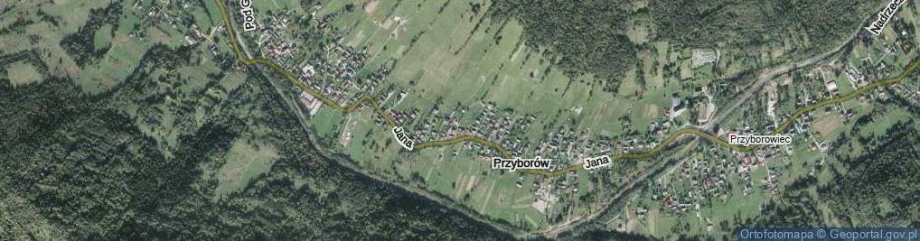 Zdjęcie satelitarne Brańkowa ul.