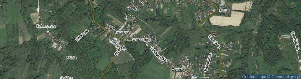 Zdjęcie satelitarne Brandysówka ul.