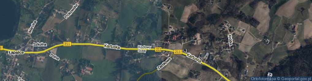 Zdjęcie satelitarne Brzozowa ul.