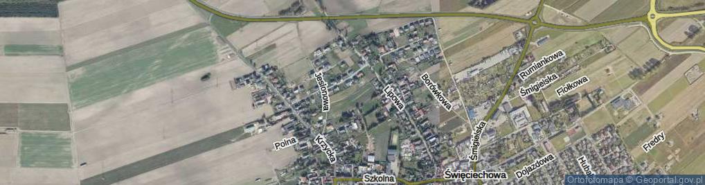 Zdjęcie satelitarne Brzozowa ul.