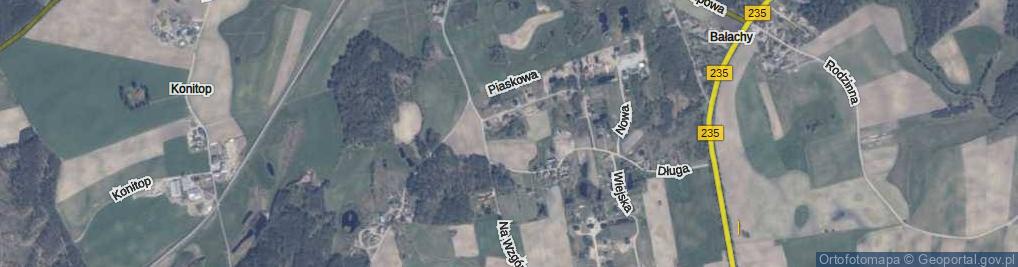 Zdjęcie satelitarne Bursztynowa ul.