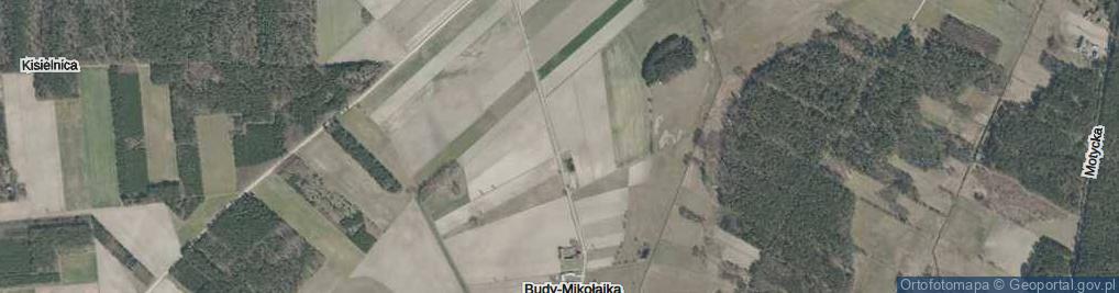 Zdjęcie satelitarne Budy-Mikołajka ul.