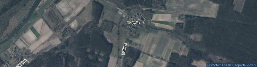 Zdjęcie satelitarne Budynia ul.