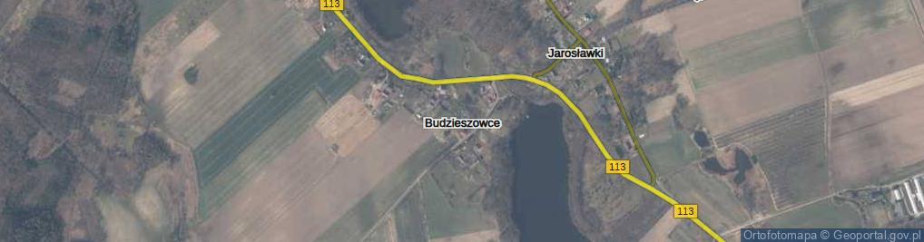 Zdjęcie satelitarne Budzieszowce ul.
