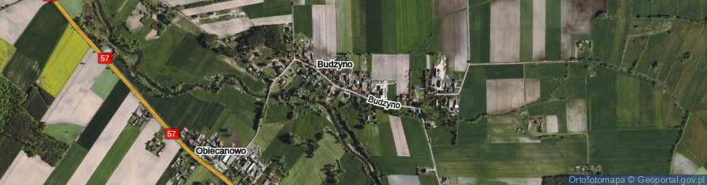 Zdjęcie satelitarne Budzyno ul.