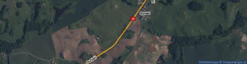 Zdjęcie satelitarne Buniaki ul.