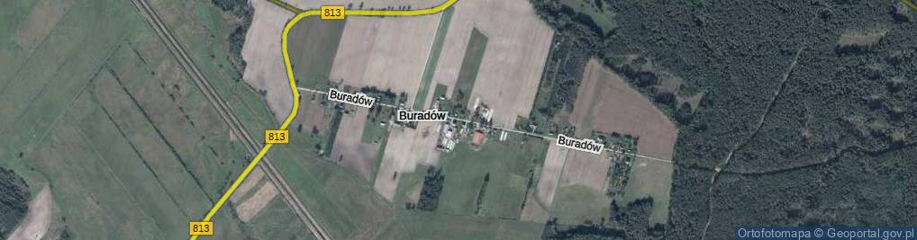 Zdjęcie satelitarne Buradów ul.