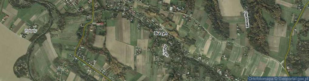 Zdjęcie satelitarne Burzyn ul.