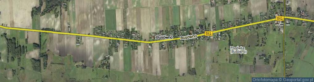 Zdjęcie satelitarne Busówno ul.