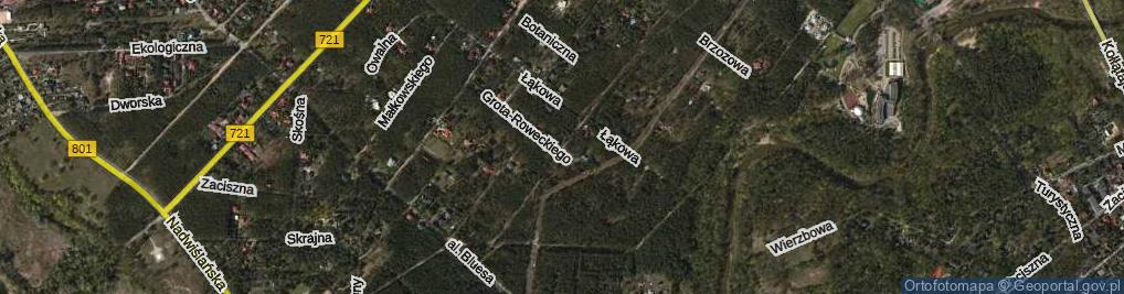 Zdjęcie satelitarne Budziszewskiej Marii ul.