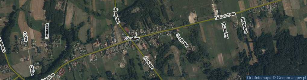 Zdjęcie satelitarne Bursztynowa ul.