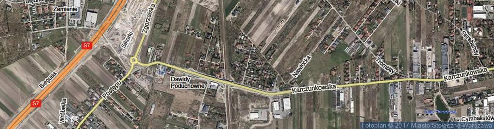 Zdjęcie satelitarne Buszycka ul.