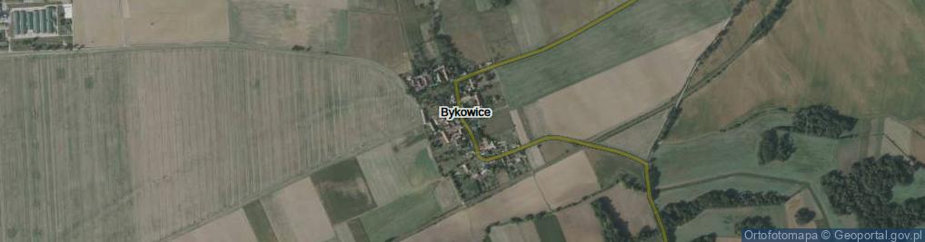 Zdjęcie satelitarne Bykowice ul.