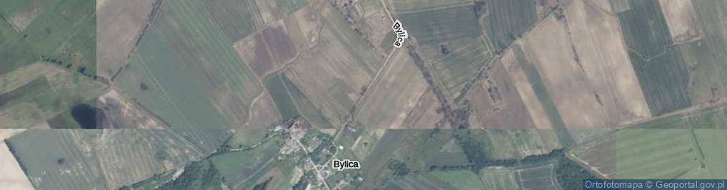 Zdjęcie satelitarne Bylica ul.