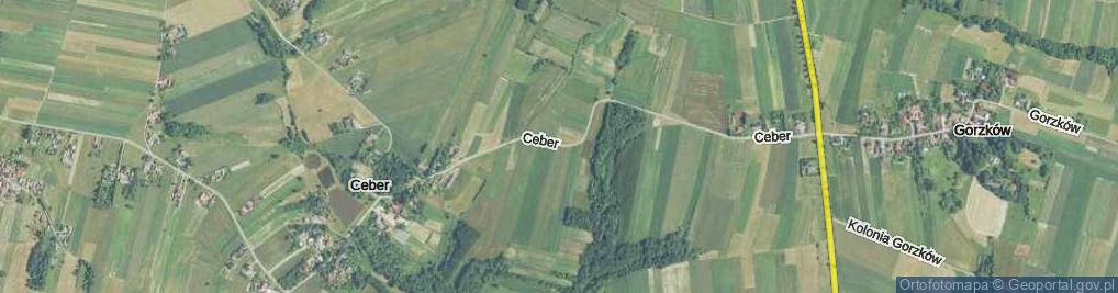 Zdjęcie satelitarne Ceber ul.