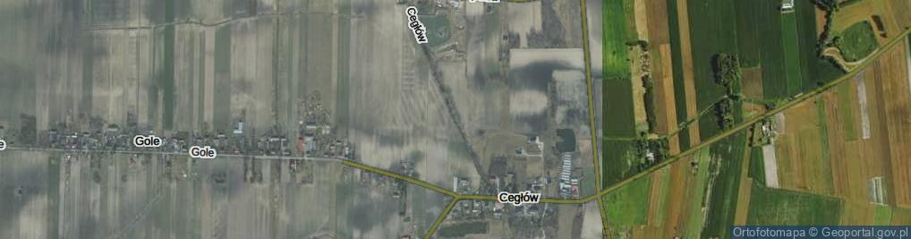 Zdjęcie satelitarne Cegłów ul.