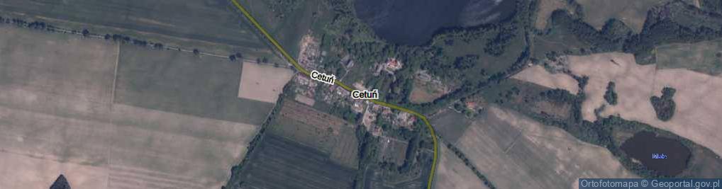 Zdjęcie satelitarne Cetuń ul.