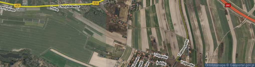 Zdjęcie satelitarne Ceramików ul.