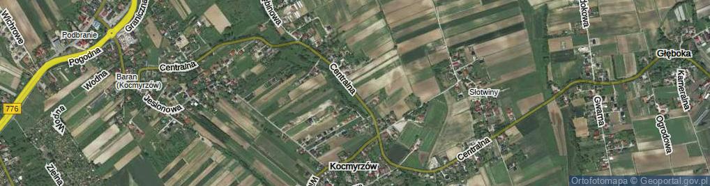 Zdjęcie satelitarne Centralna ul.