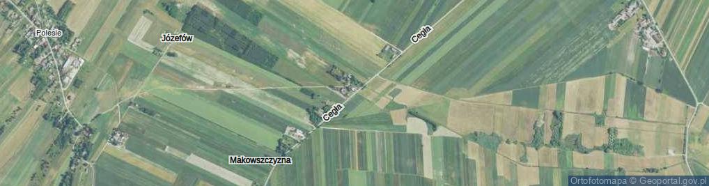 Zdjęcie satelitarne Cegła ul.