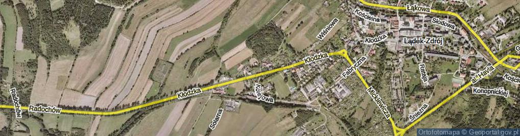 Zdjęcie satelitarne Ceglana ul.