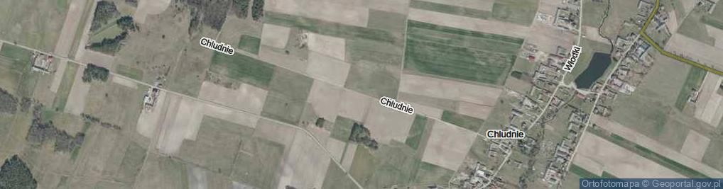Zdjęcie satelitarne Chludnie ul.