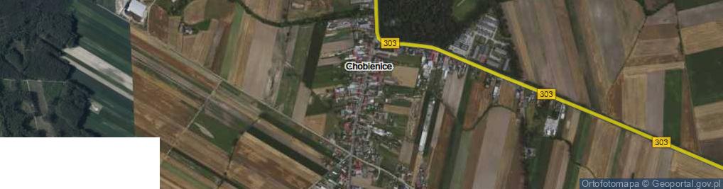 Zdjęcie satelitarne Chobienice ul.