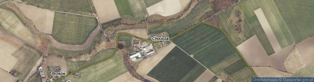 Zdjęcie satelitarne Chocicza ul.