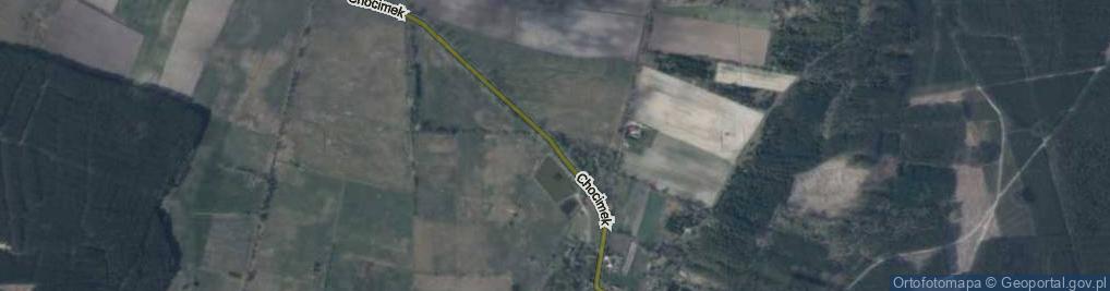 Zdjęcie satelitarne Chocimek ul.